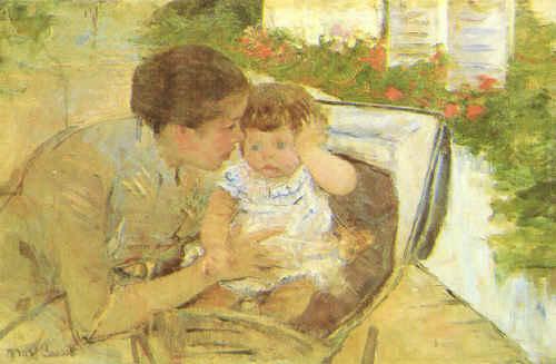 Mary Cassatt Susan Comforting the Baby china oil painting image